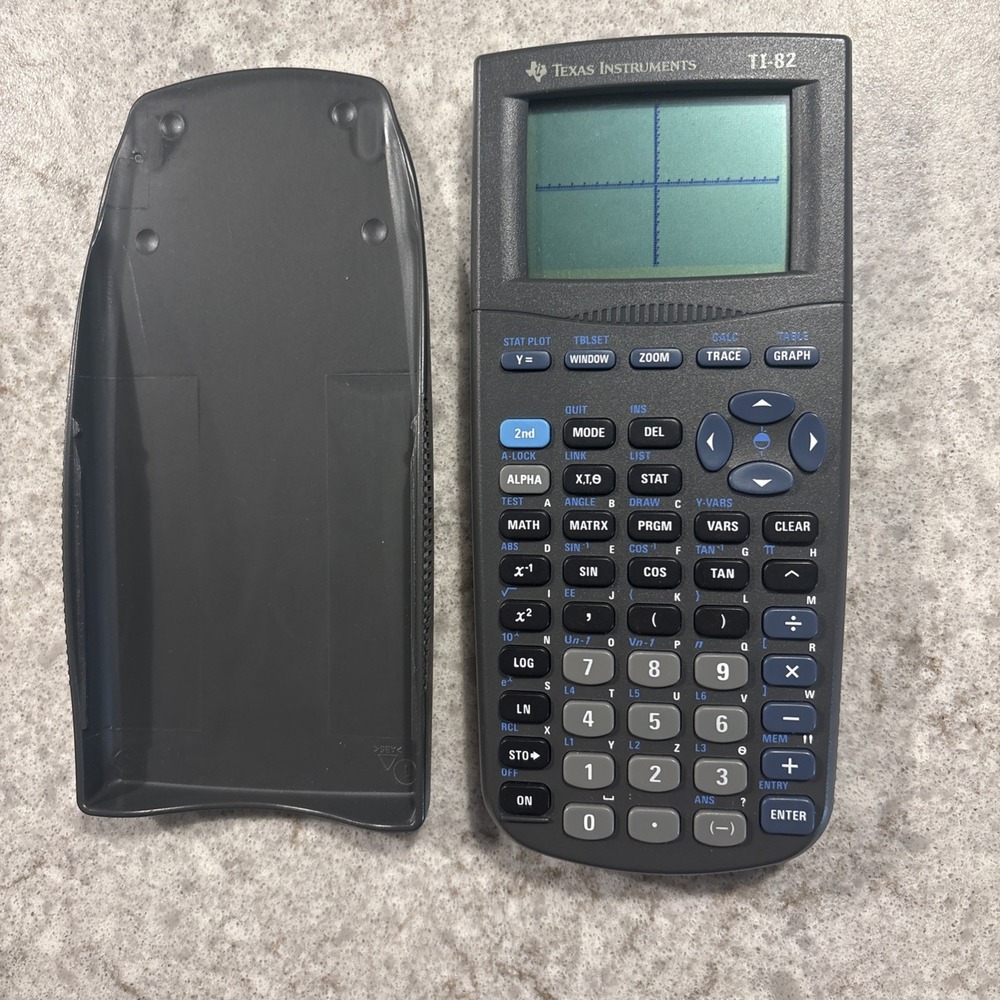 Texas Instruments TI-82 Graphing Calculator - Tested & Works Calculus